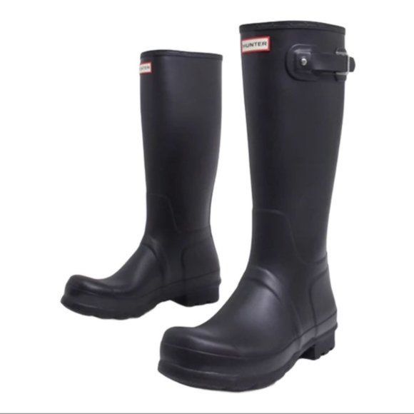 NEW HUNTER | Original Tall Matte Black Boots - Picture 2 of 7